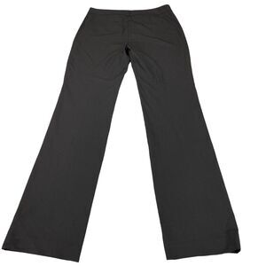 Neiman Marcus Trousers Pants Womens 8 Black Wide Leg Mid Rise Casual Classic Fit